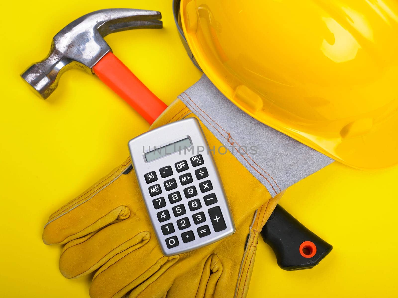 Ready fgor building site - HardHat Hammer Gloves Calculator
