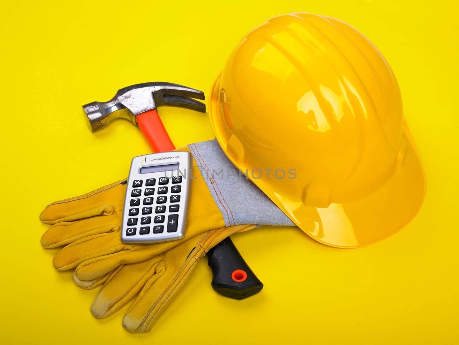 Ready fgor building site - HardHat Hammer Gloves Calculator