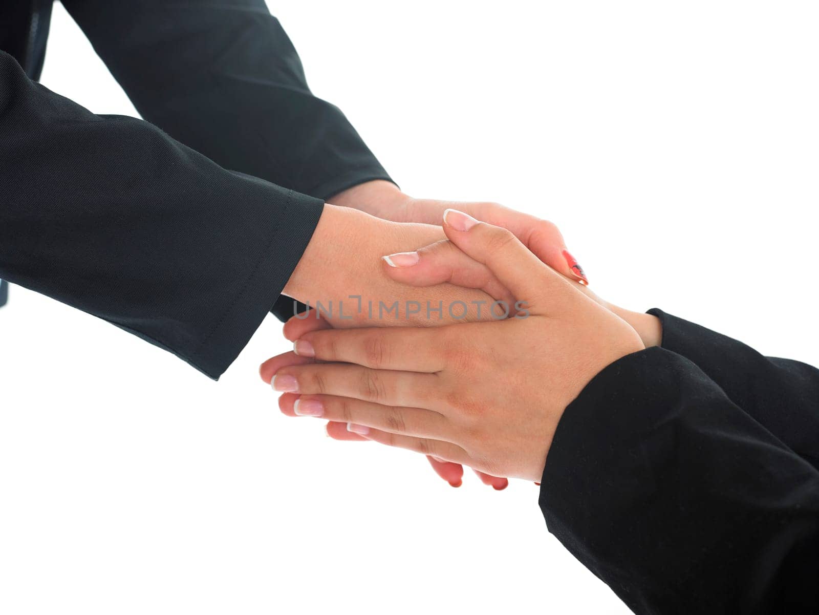 Handshake Handshaking isolate on white