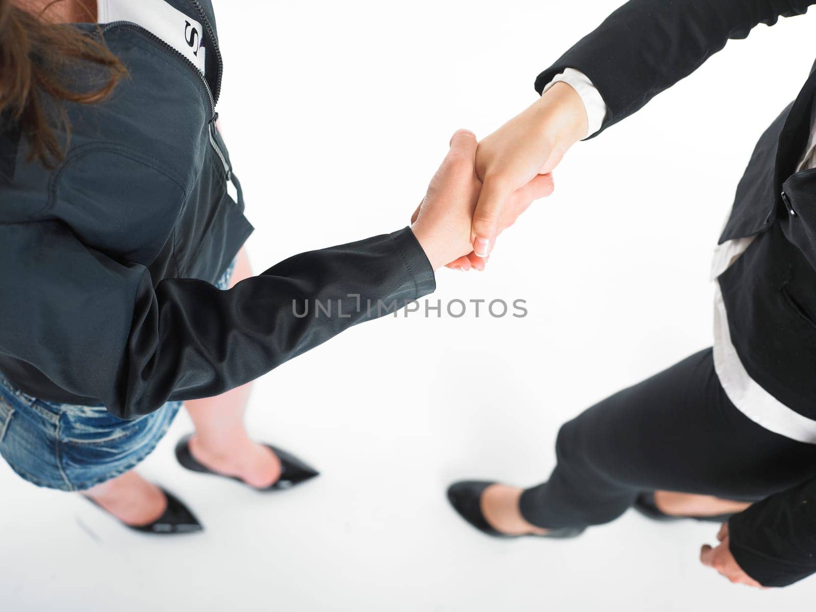 Two business woman Handshaking Handshake