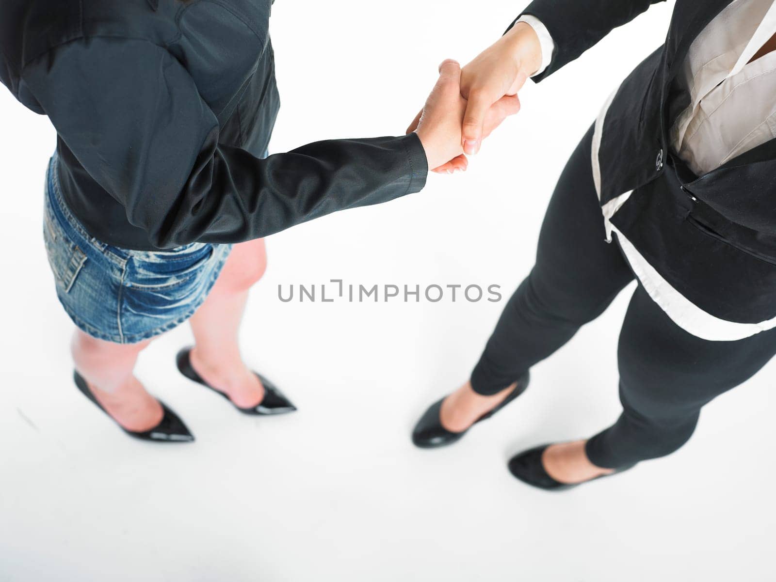Two business woman Handshaking Handshake