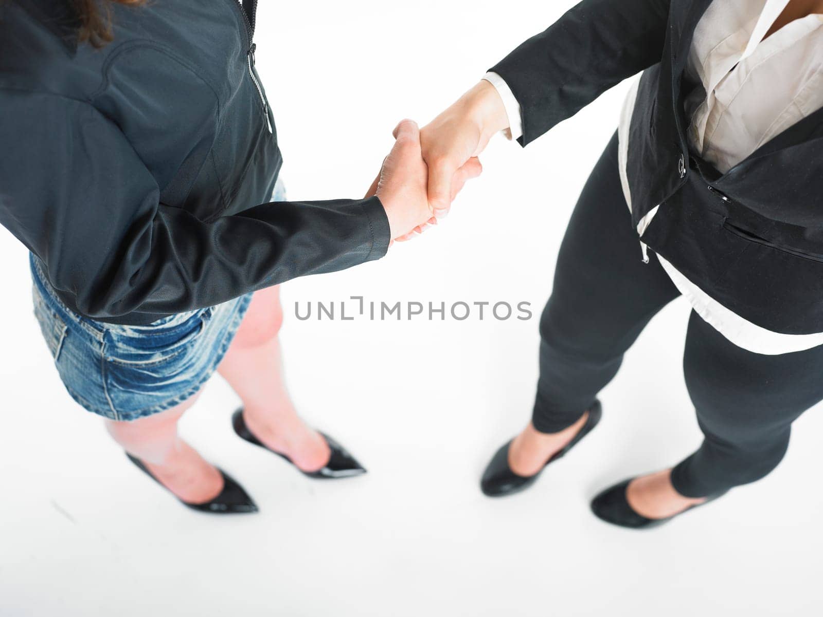 Handshake Handshaking isolate on white