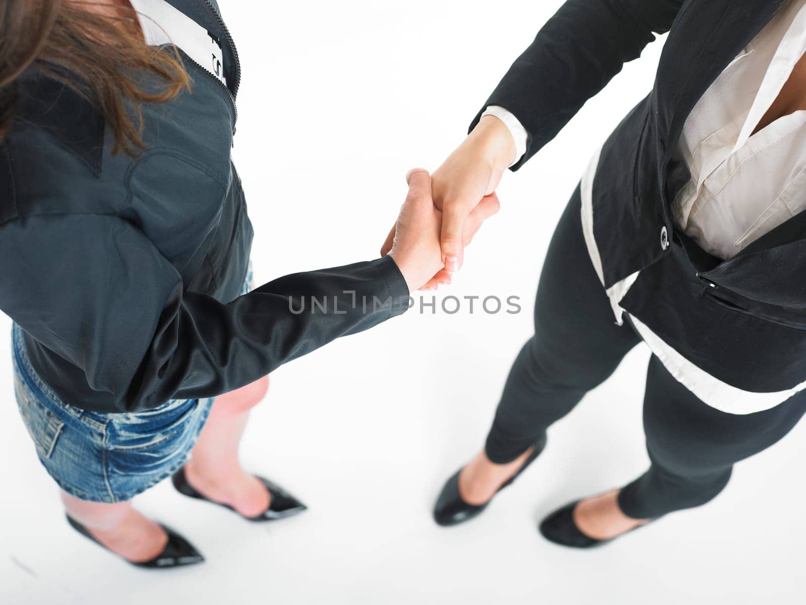 Two business woman Handshaking Handshake