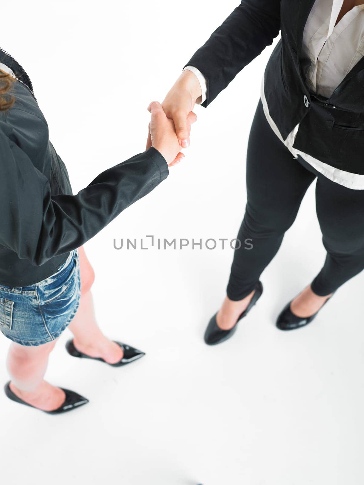 Two business woman Handshaking Handshake