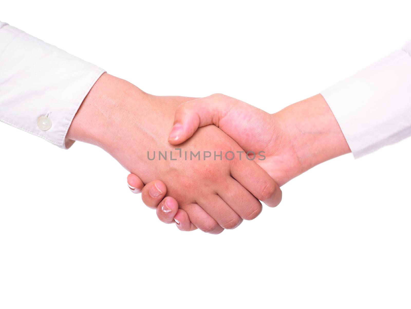 Handshake Handshaking isolate on white