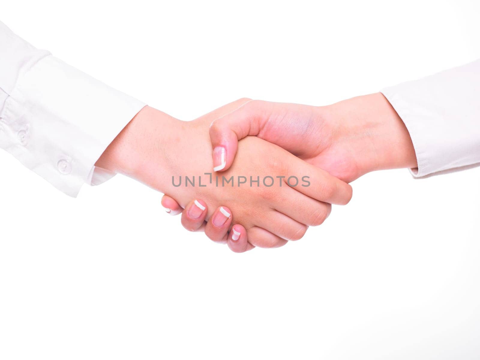 Handshake Handshaking isolate on white