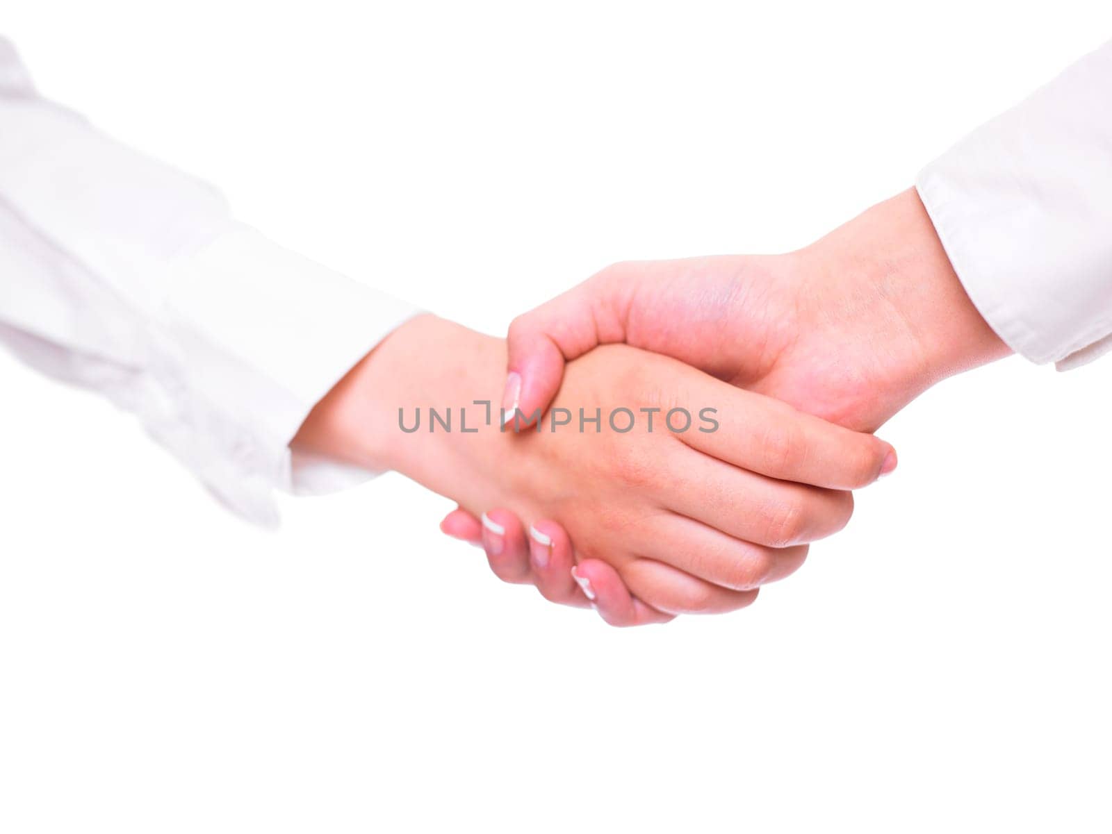 Handshake Handshaking isolate on white
