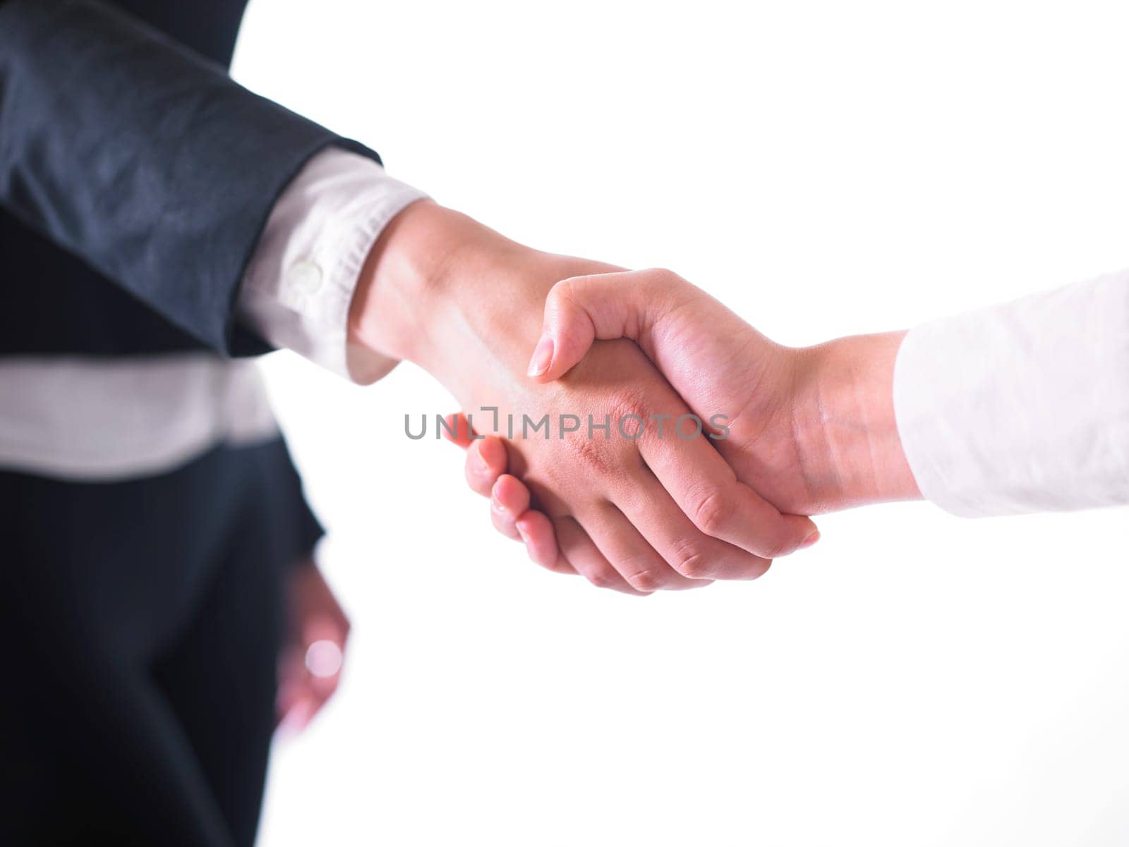 Handshake Handshaking isolate on white