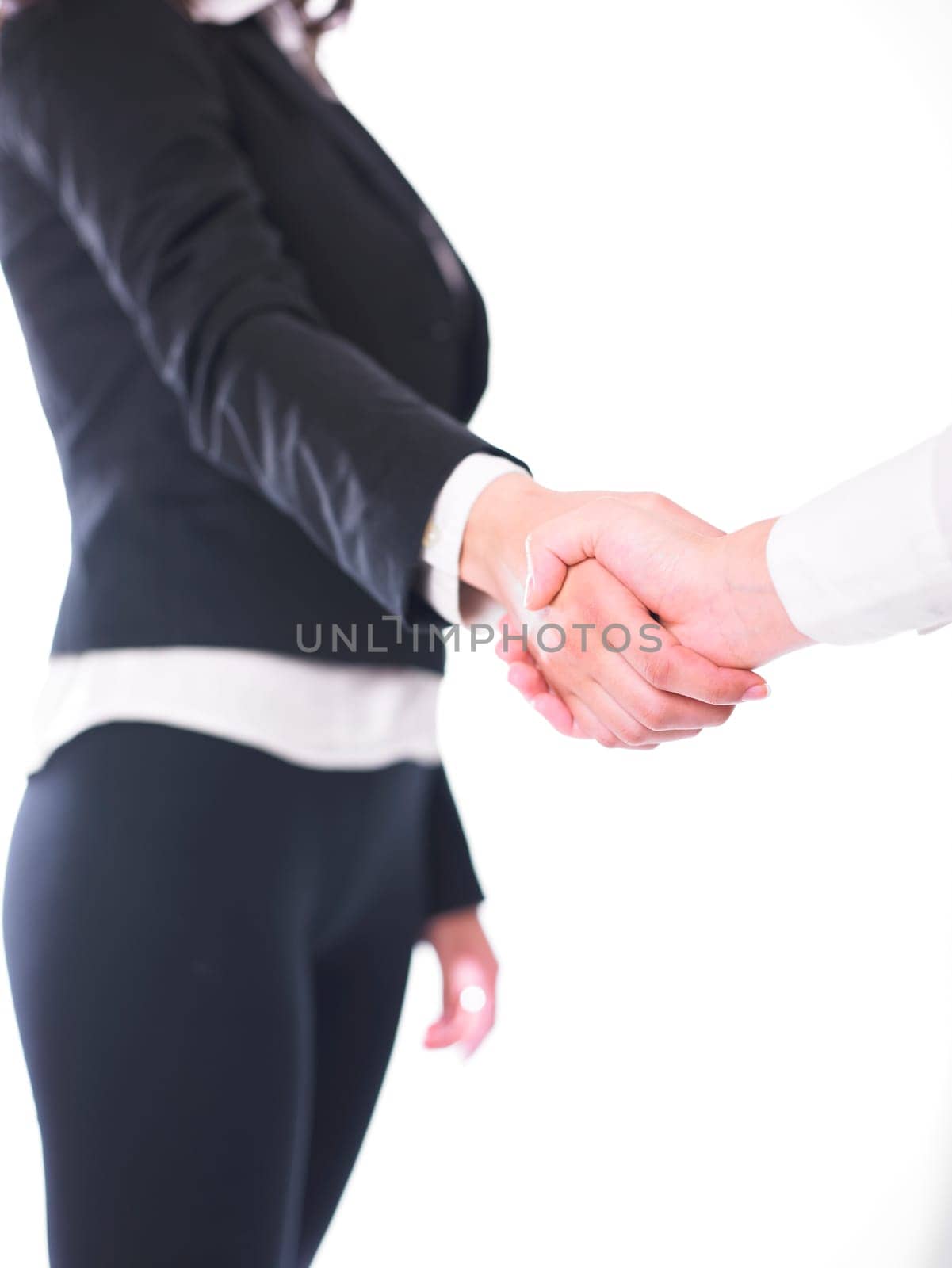 Handshake Handshaking isolate on white