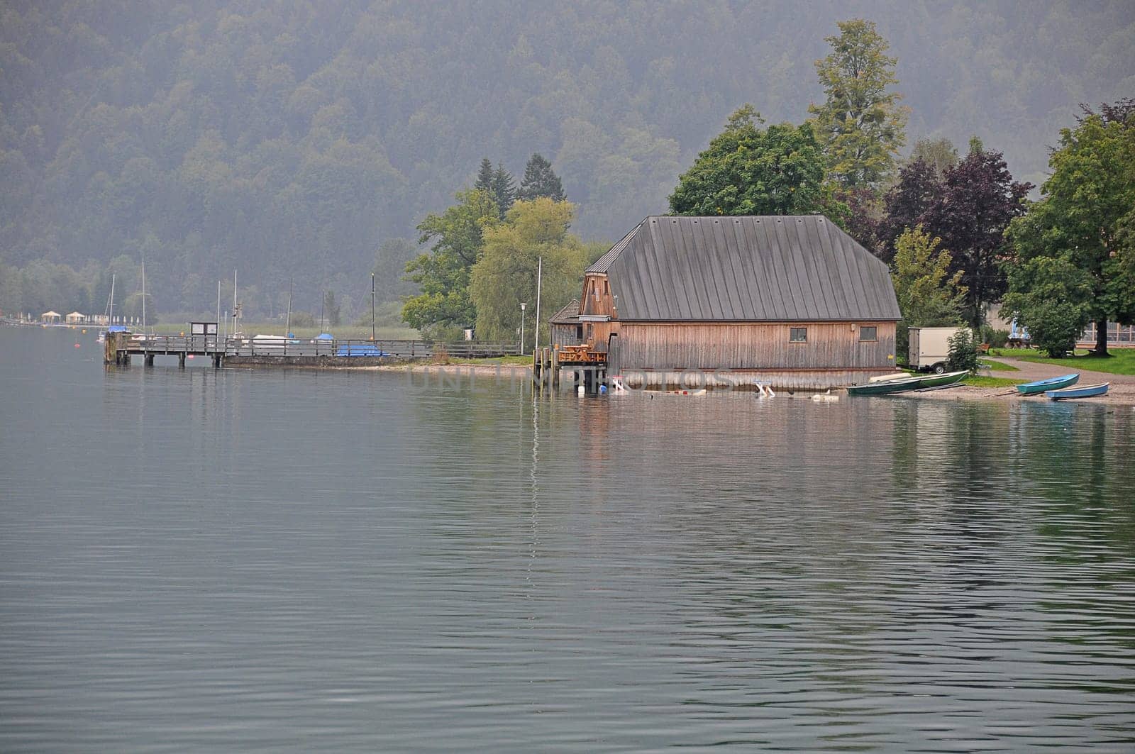 Boathouse at Lake Tegernsee