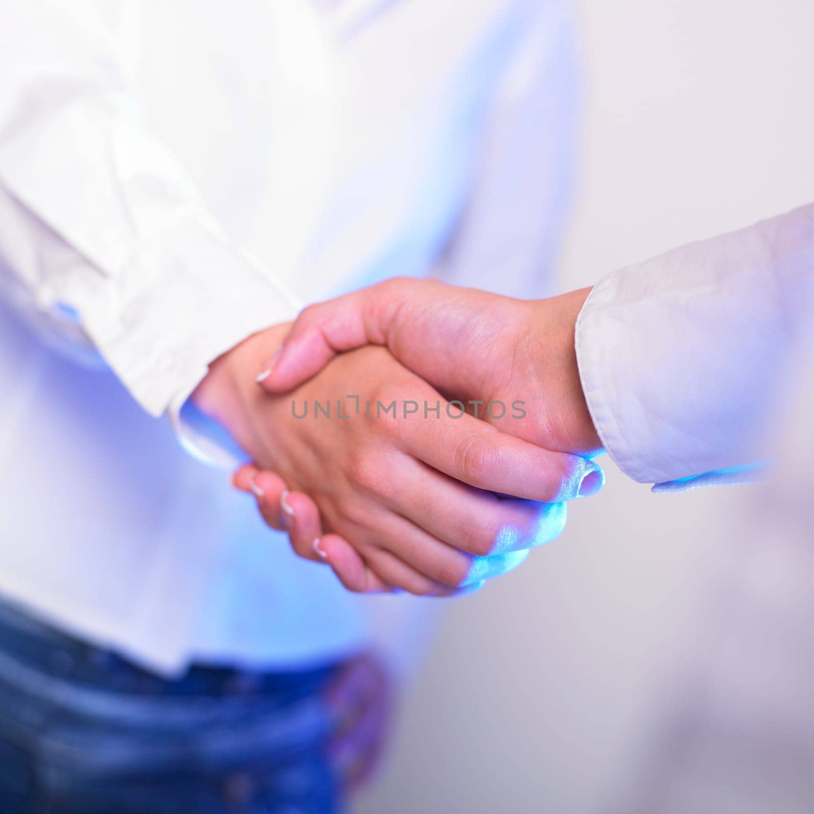 Two hands in Handshake - Business Handshaking