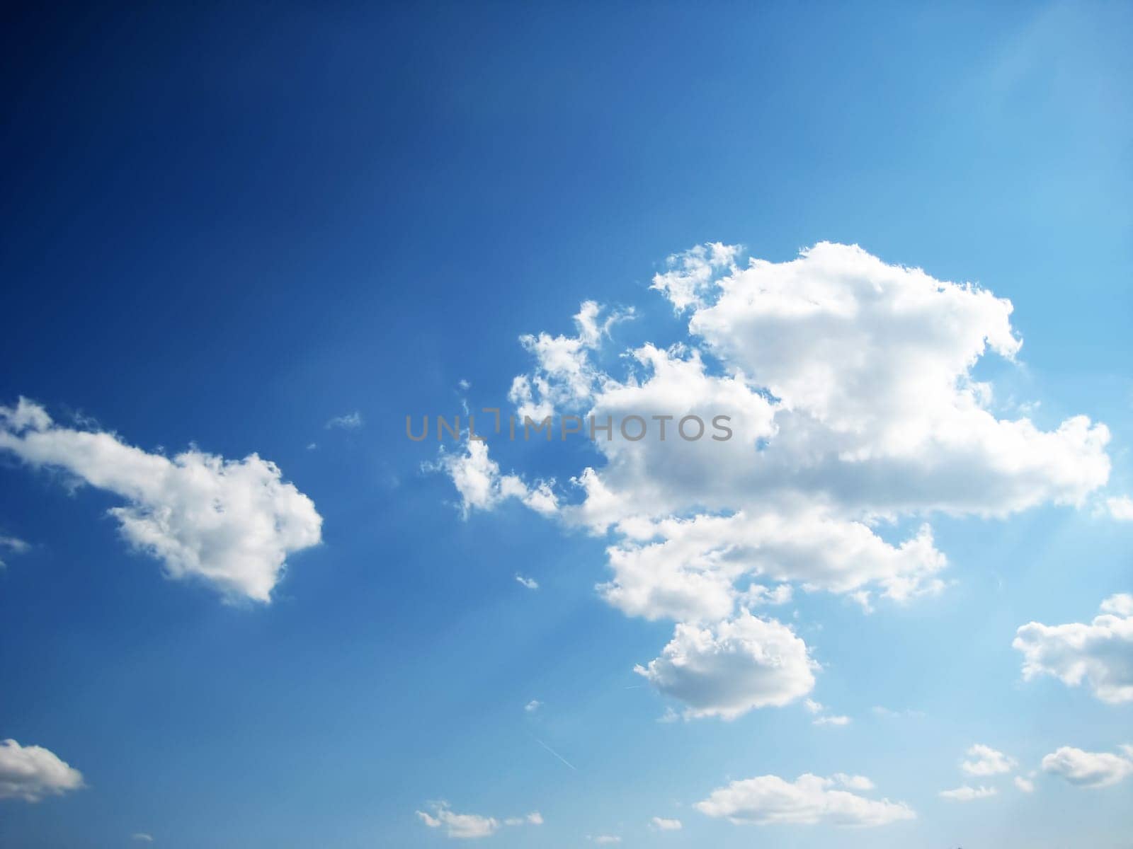 clouds on blue sky