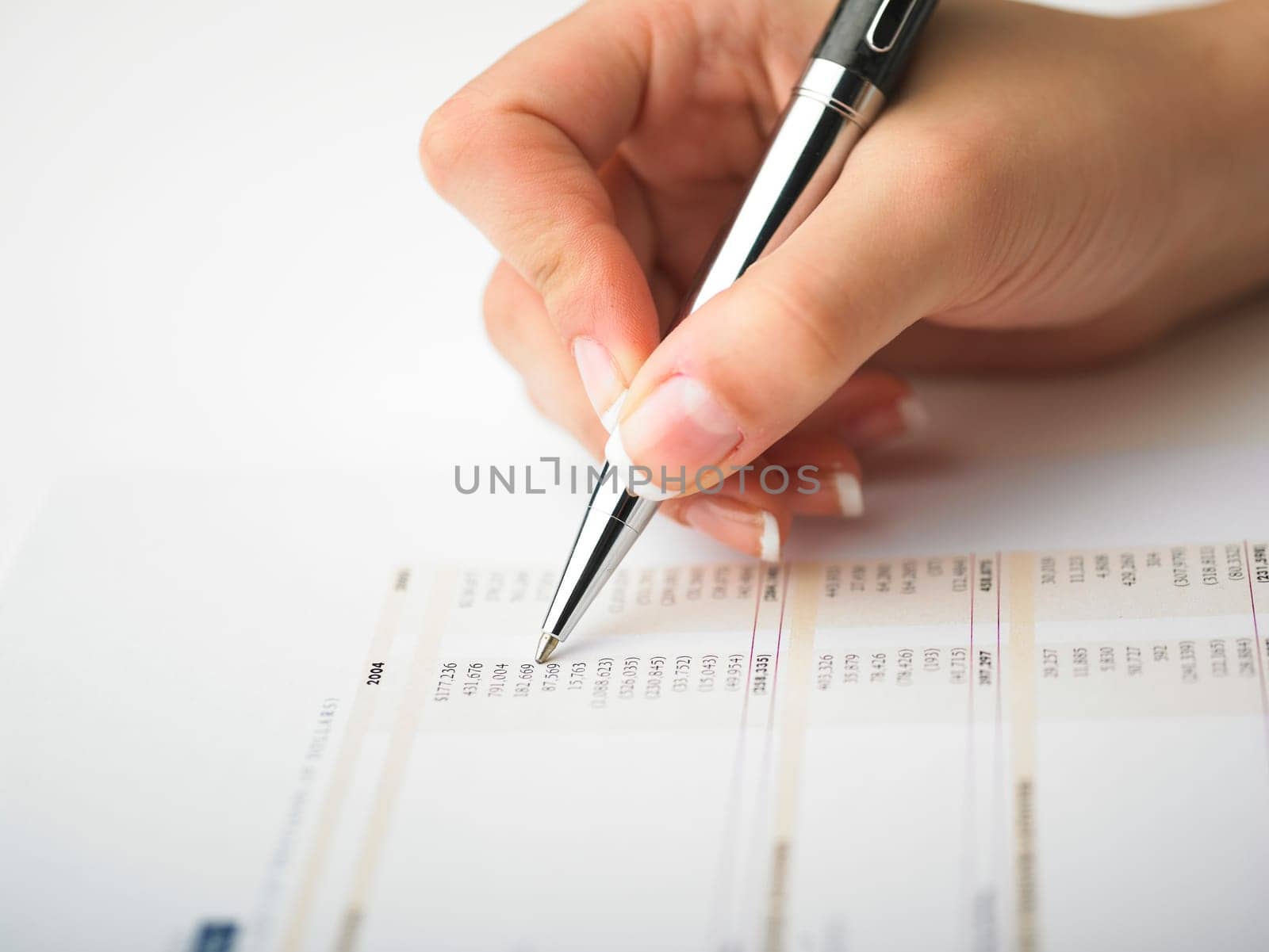 Market Analyze - pen and calculator on papers