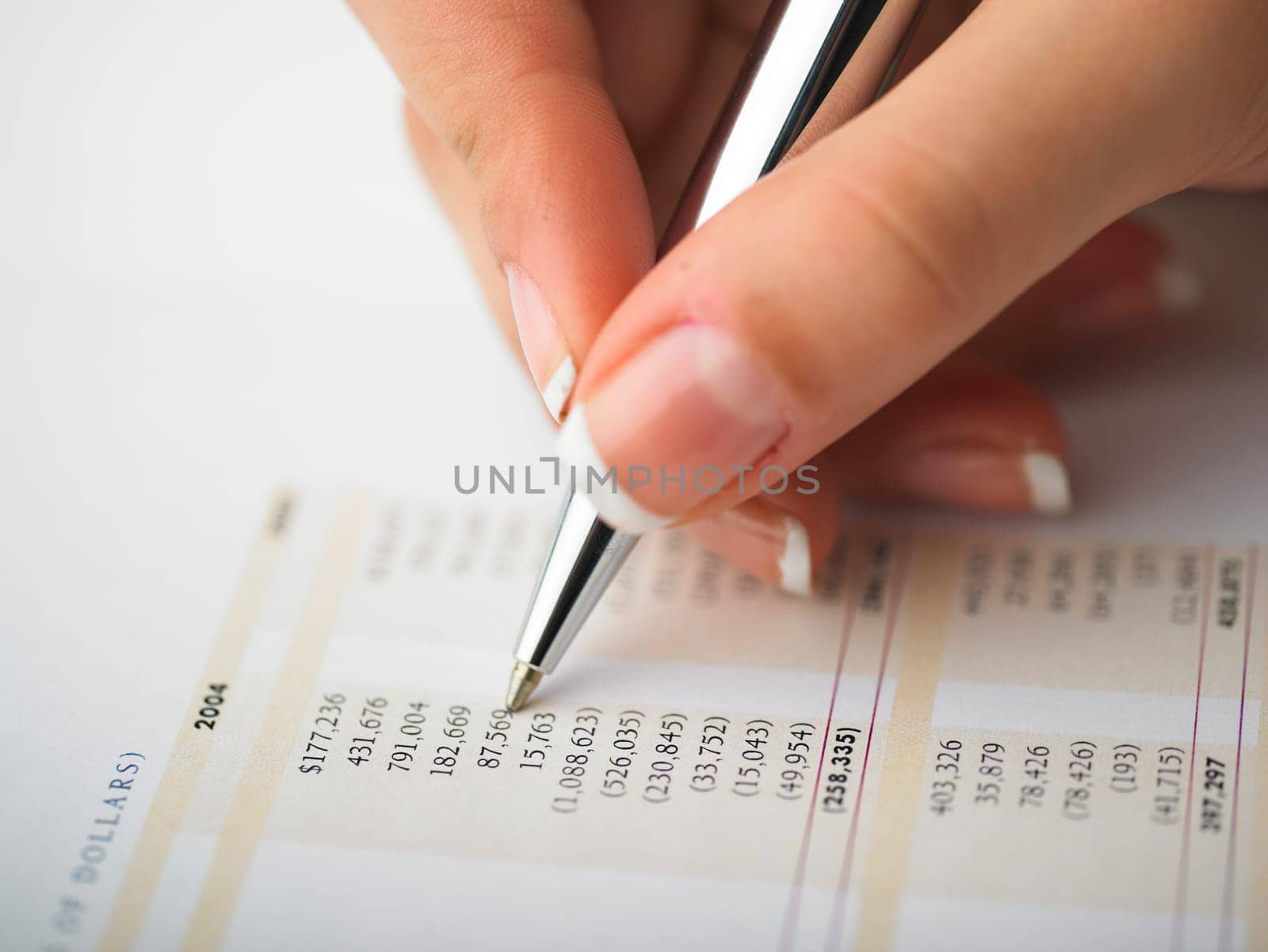 Market Analyze - pen and calculator on papers