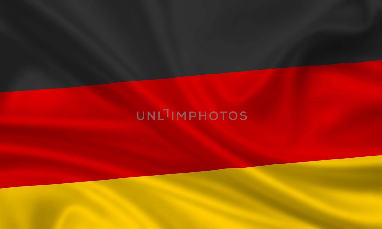 waving flag of germany