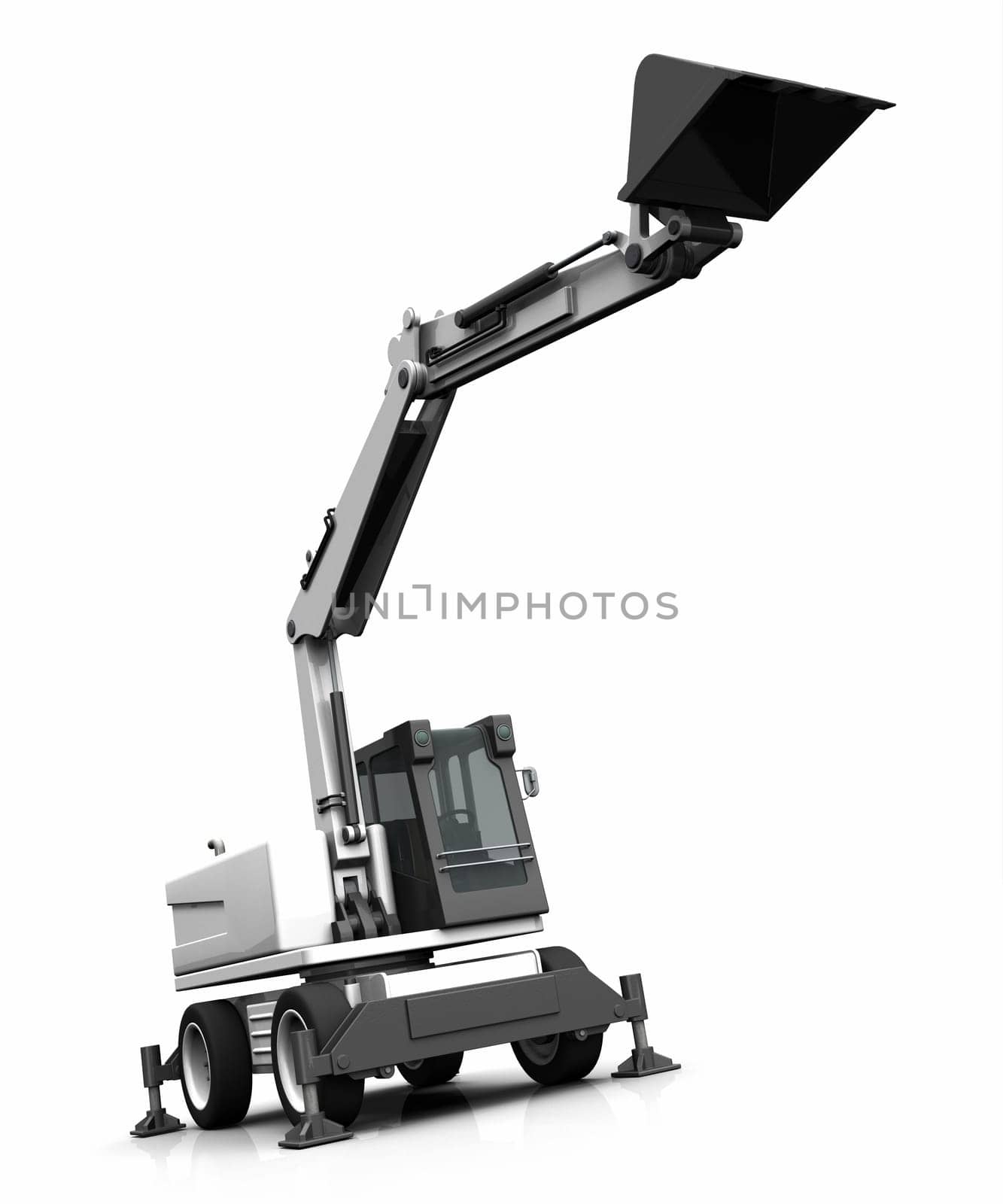 The White Shovel Excavator 05