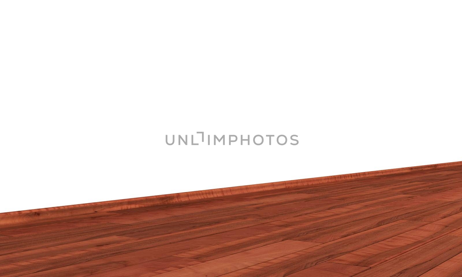 Wall with Wooden Floor Diagonal - Apple Tree