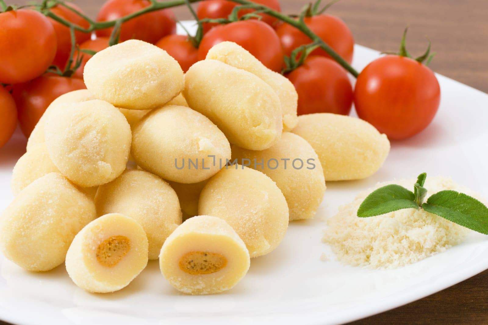 potato gnocchi with tomato sauce