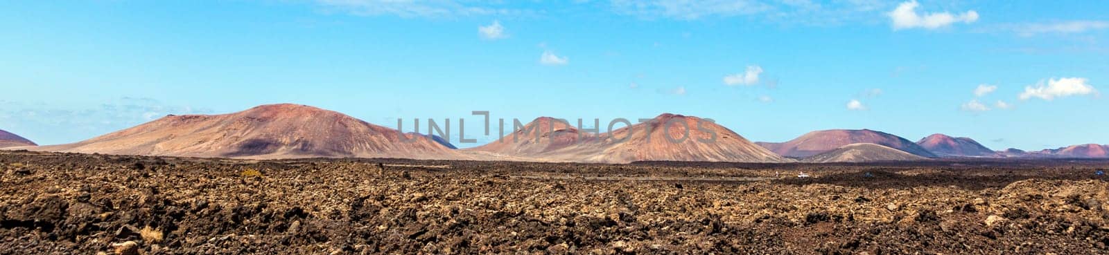 volcanic area in Lanzarote