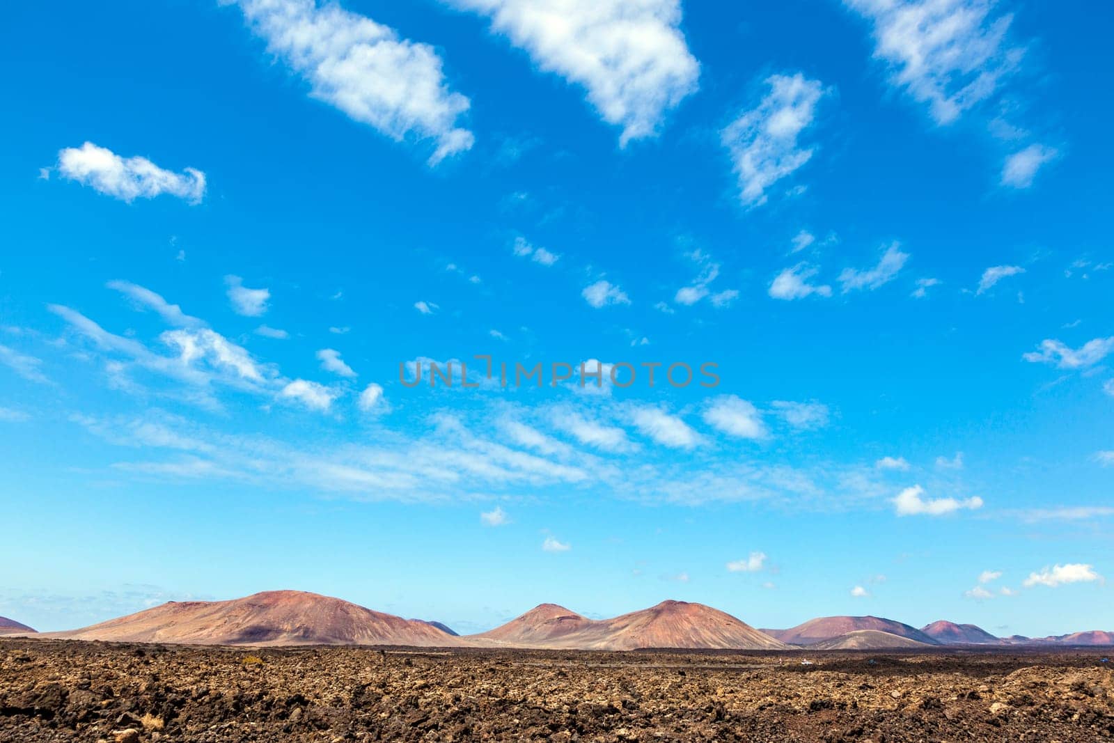 volcanic area in Lanzarote