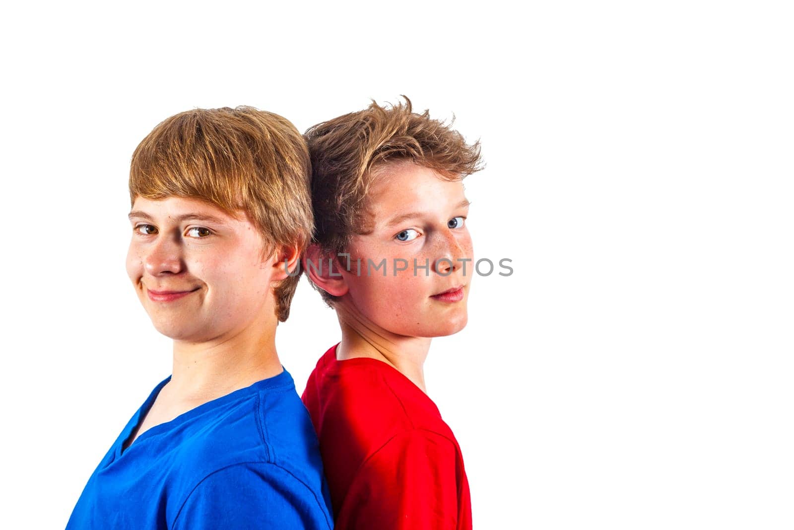 two happy joyful friends enjoy life