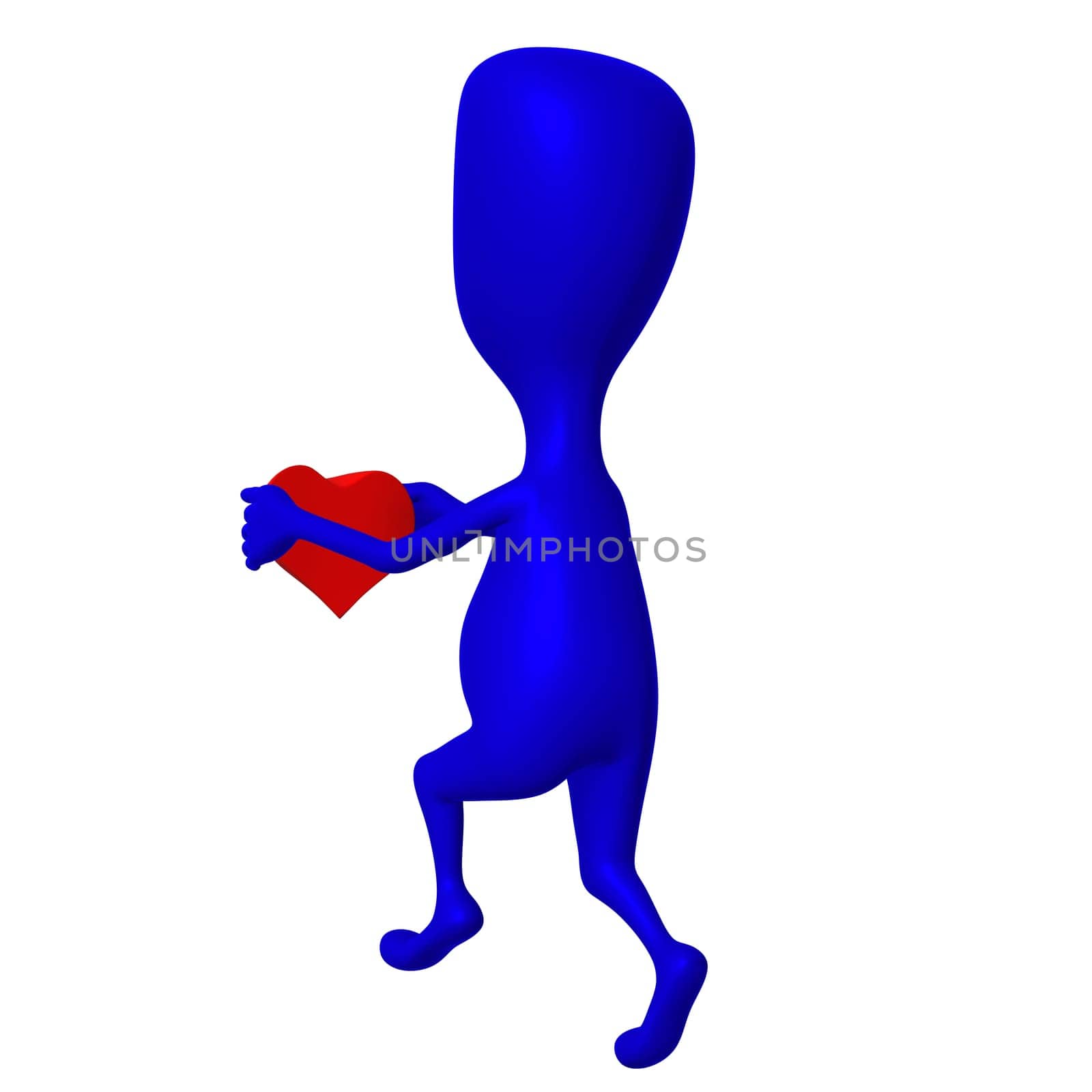 One 3d puppet is going share its heart