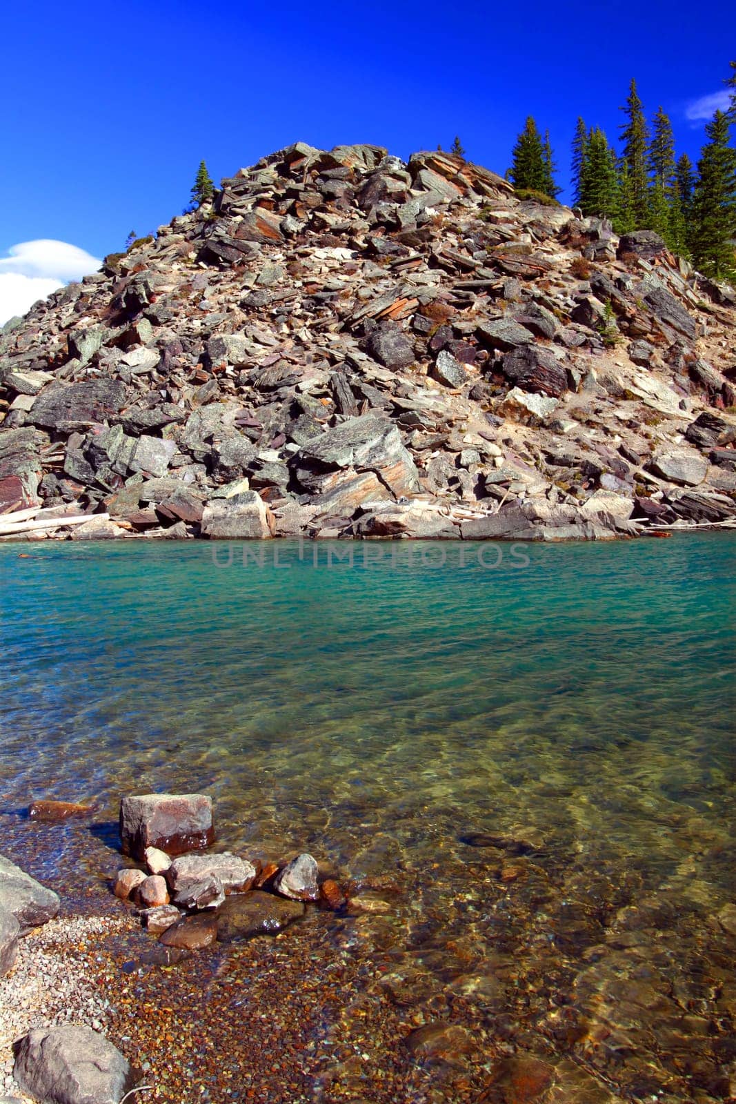 Famous Moraine Lake of Banff National Park in Alberta, Canada.