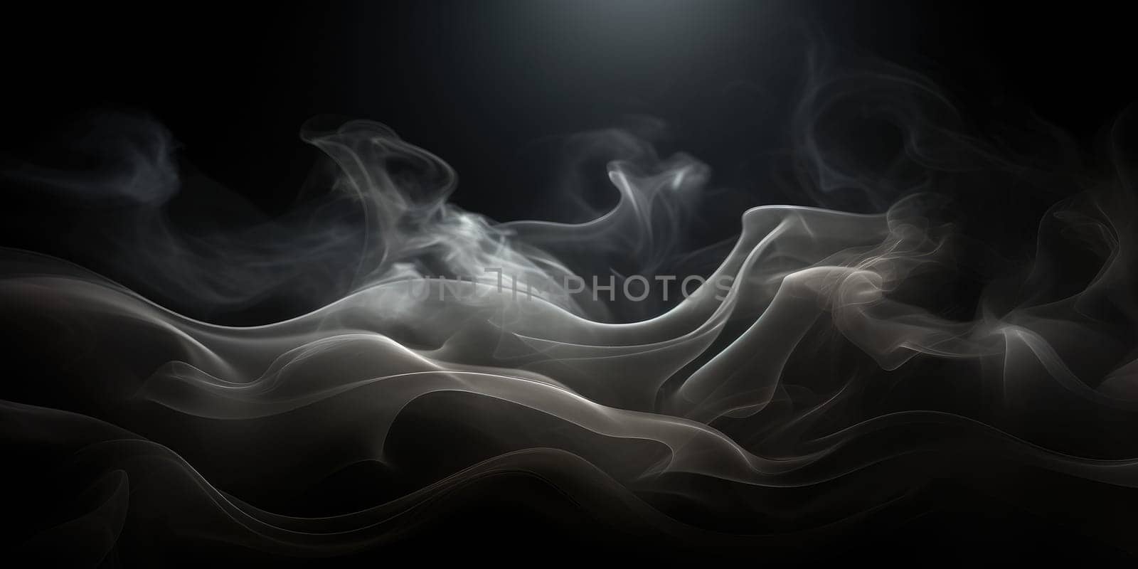 Abstract smoke on background. Generative AI.