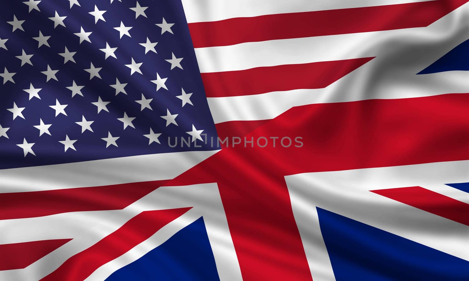 waving english language flag