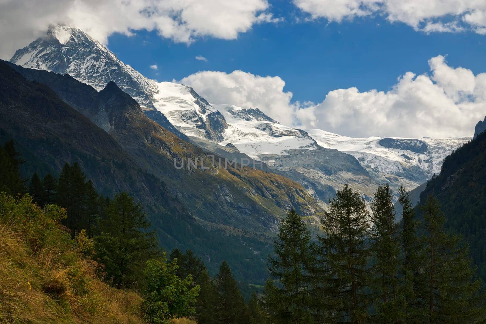 Dent Blanche with the Ferpècle Glacier
