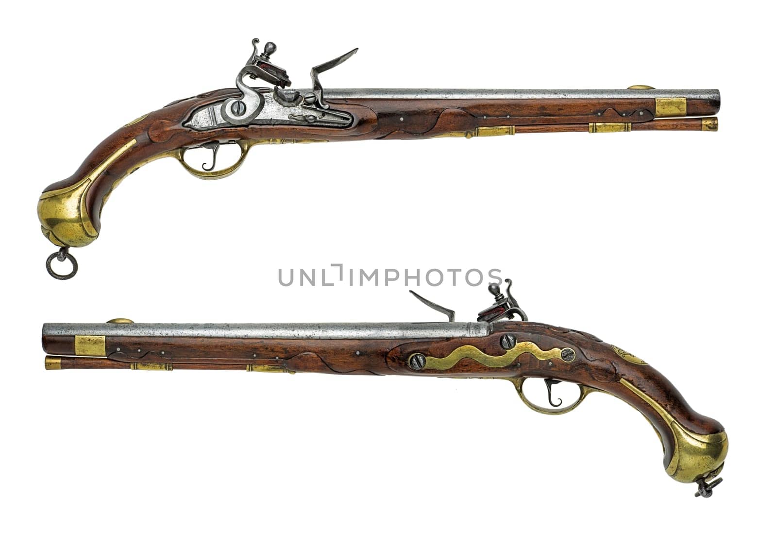 antique Prussian flintlock pistol