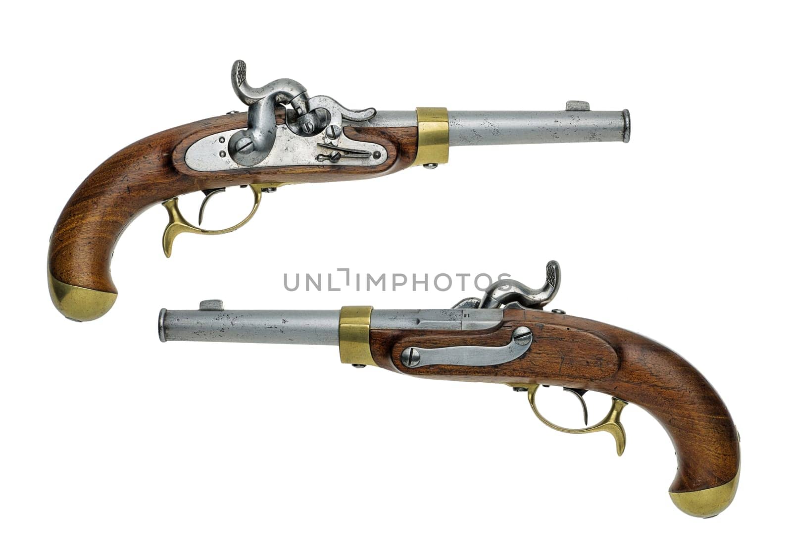 antique Prussian percussion pistol