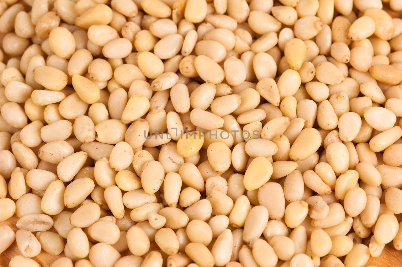 pine nuts background,  Close up