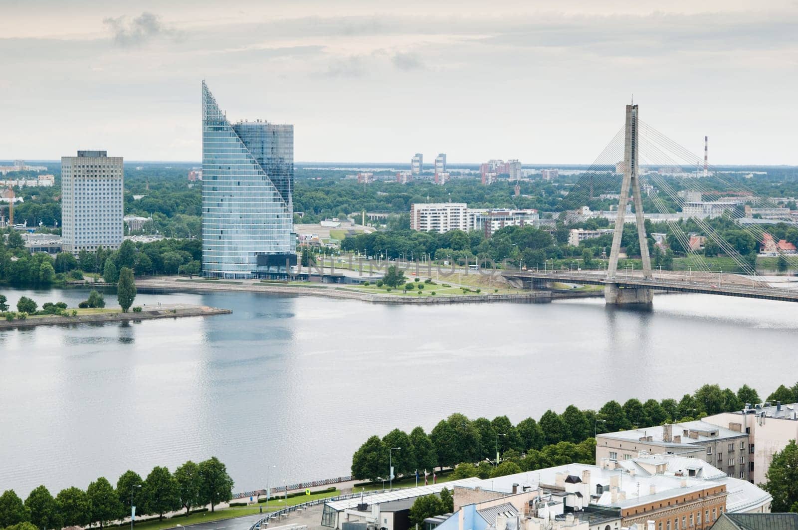 View over Old Town of Riga, Latvia