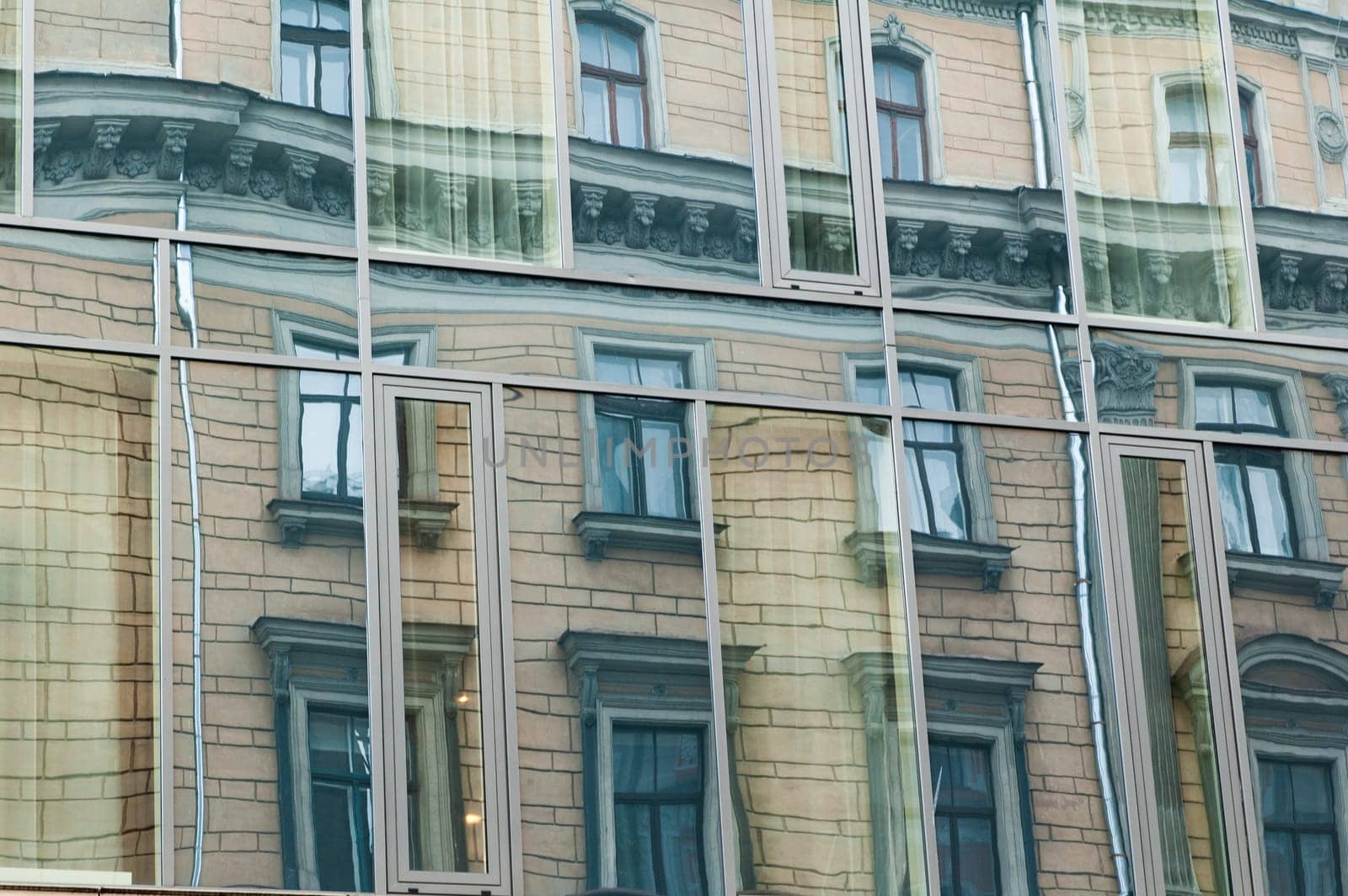 facade of the old building in Riga