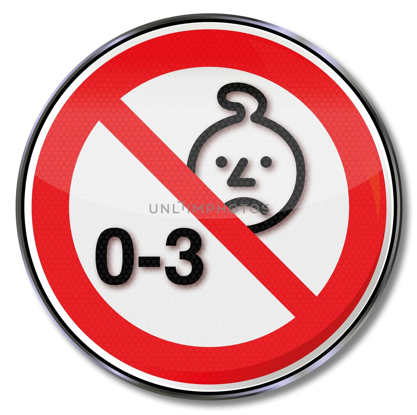 Sign: Not for children under 3 years of age