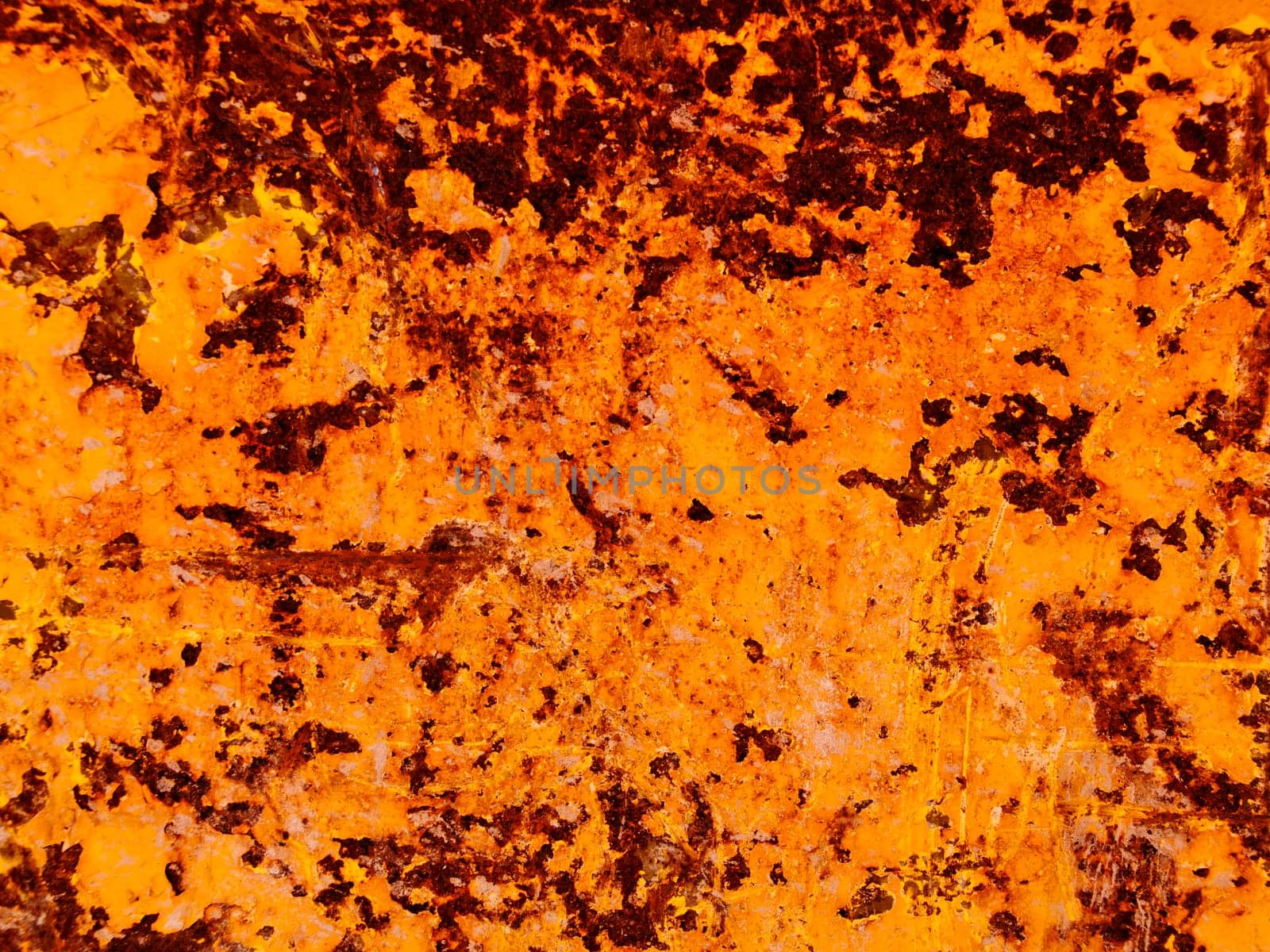 Orange rusty steel background