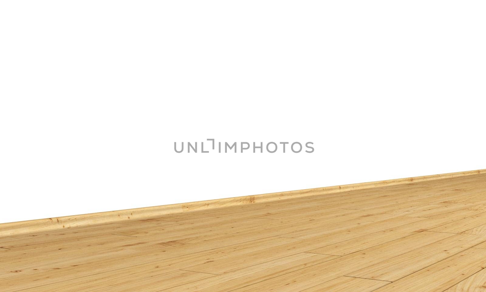 Wall with Wooden Floor Diagonal - Willow