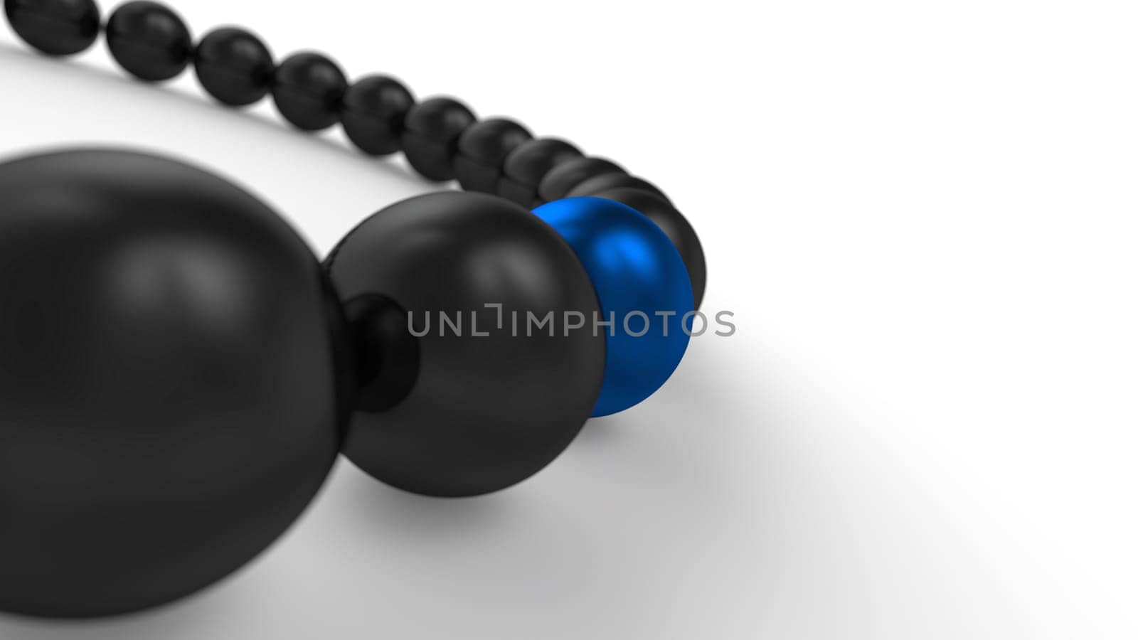 blue and black - 3D ball focus 2