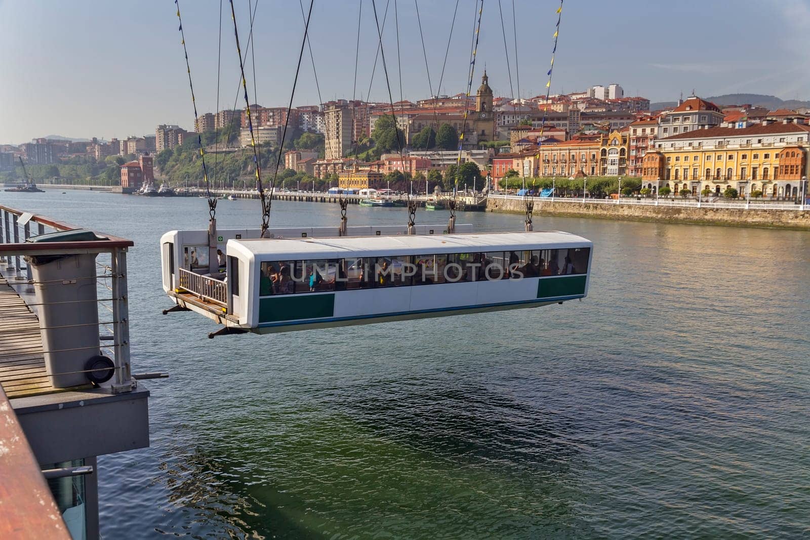 Birdge of Bizkaia, Portugalete, Bizkaia, Spain World Patrimony.