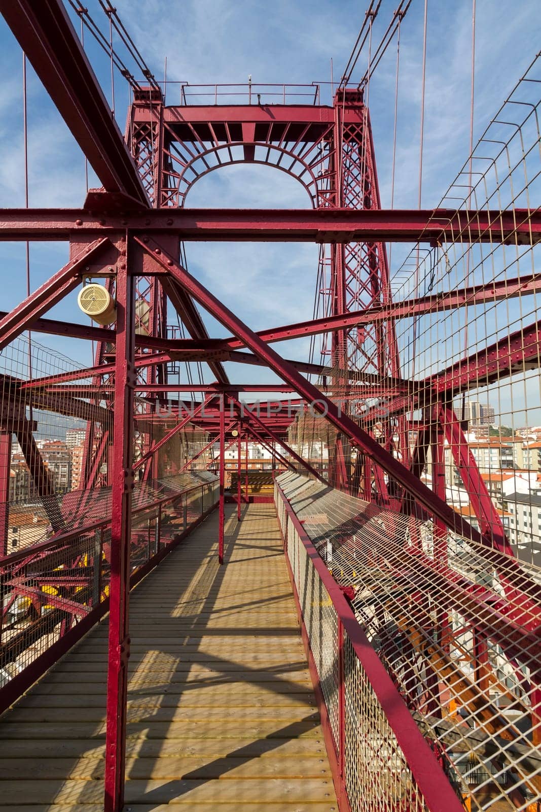 Birdge of Bizkaia, Portugalete, Bizkaia, Spain World Patrimony.