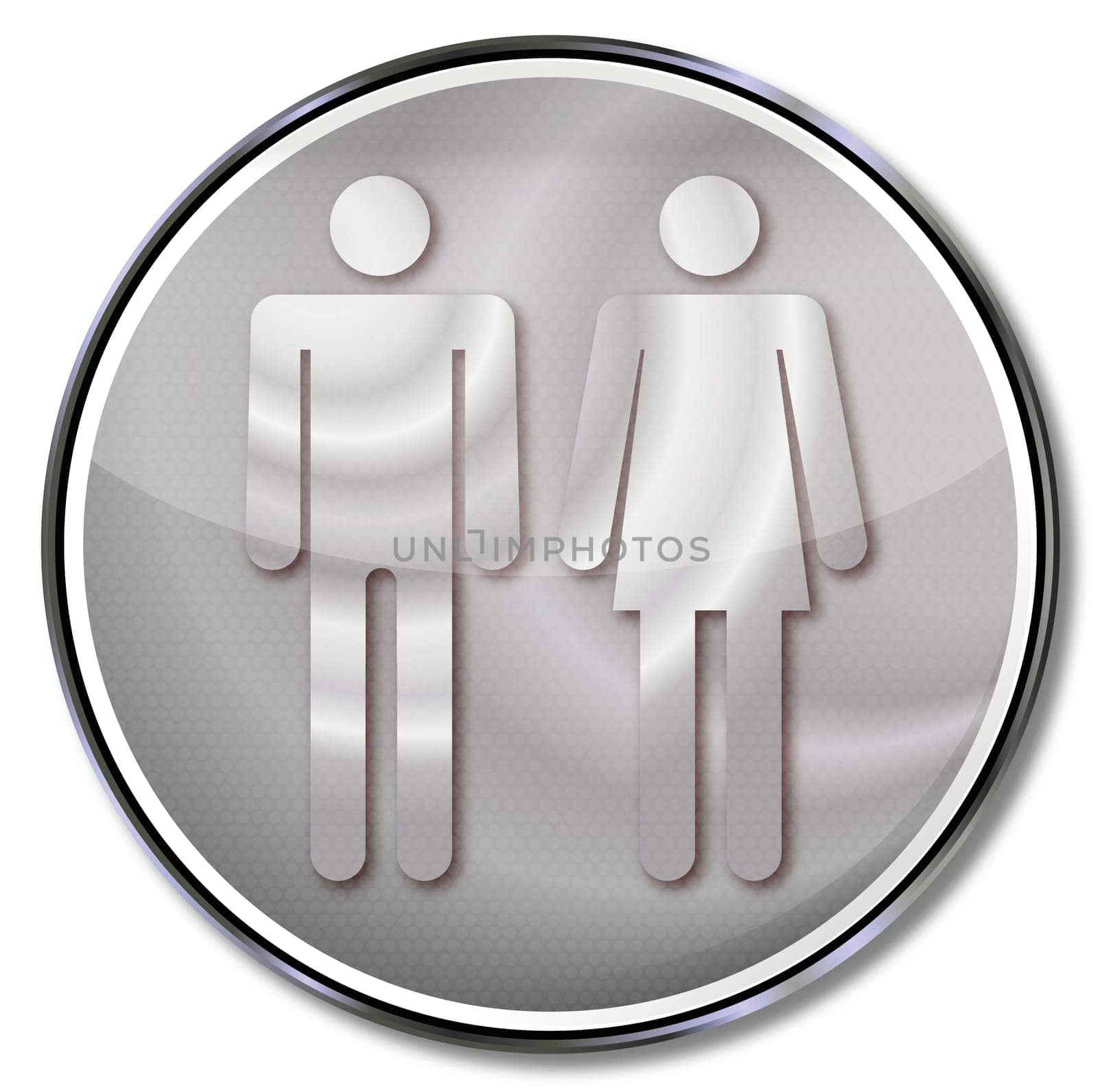 Toilet sign