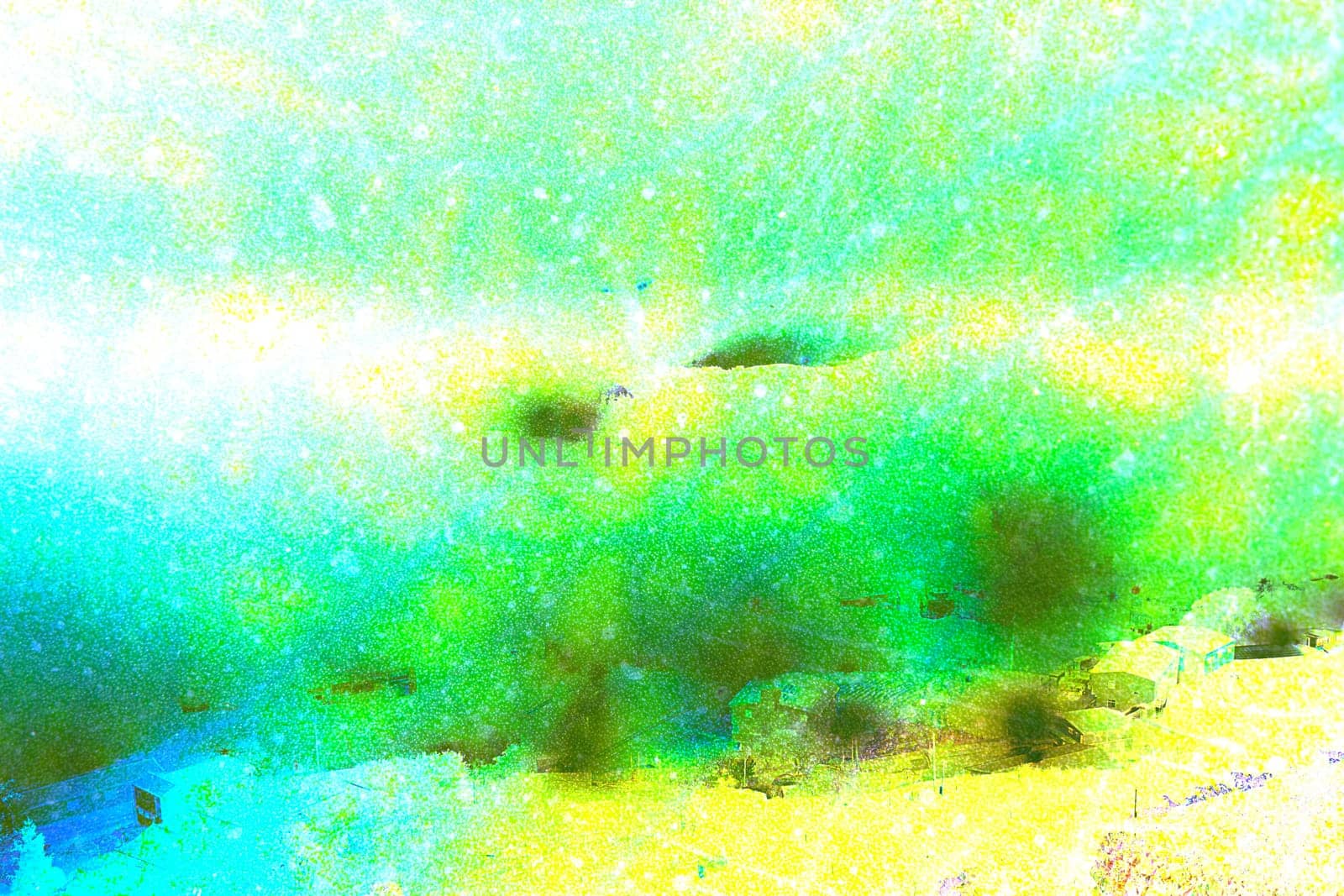 Texture of a green leaf as background