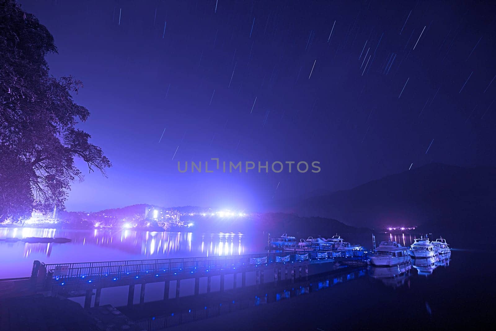 A view of the famous Sun Moon Lake in Taiwan