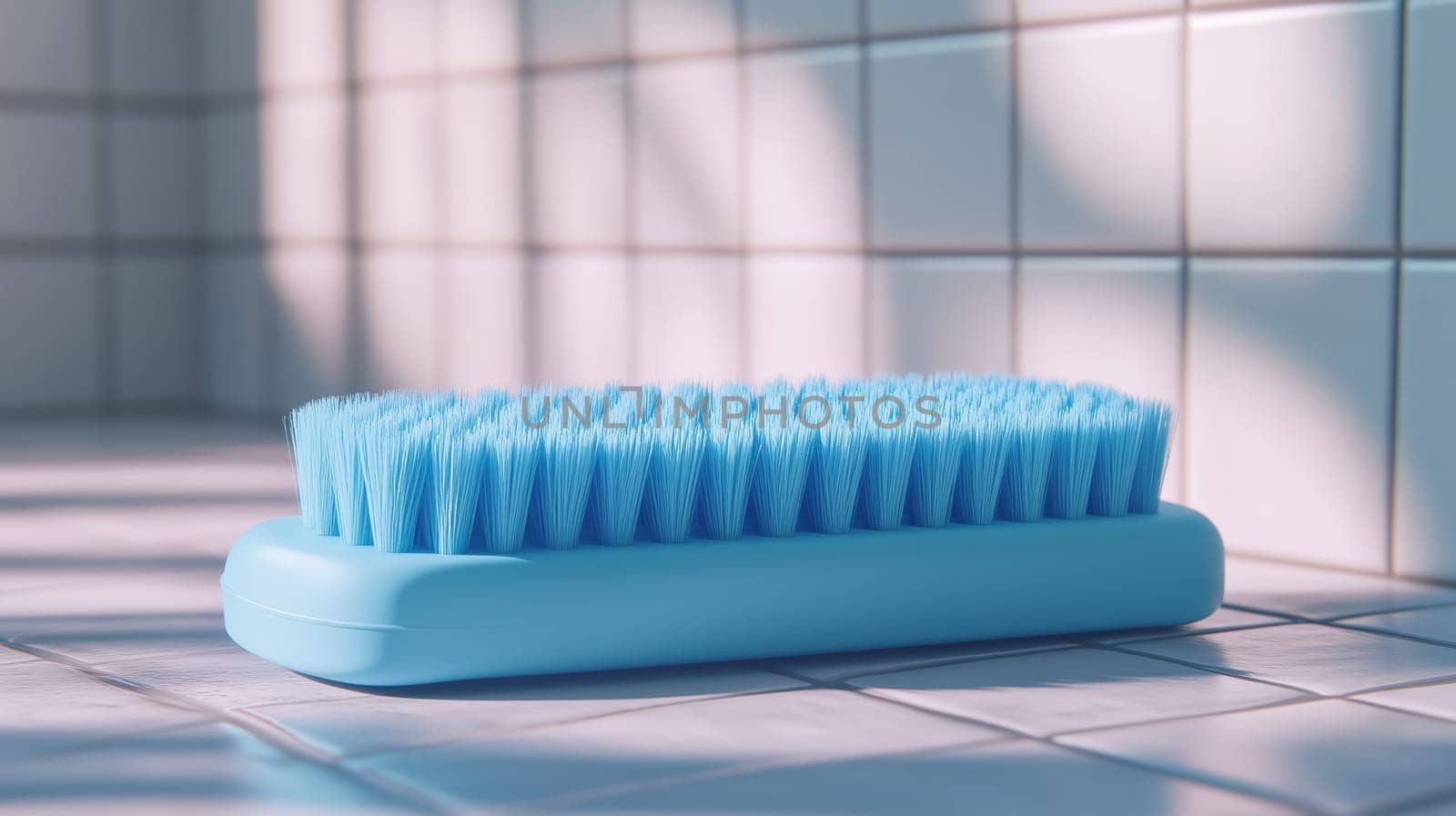 Durable plastic scrub brush for deep cleaning. Perfect for household maintenance, bathroom care, and professional cleaning