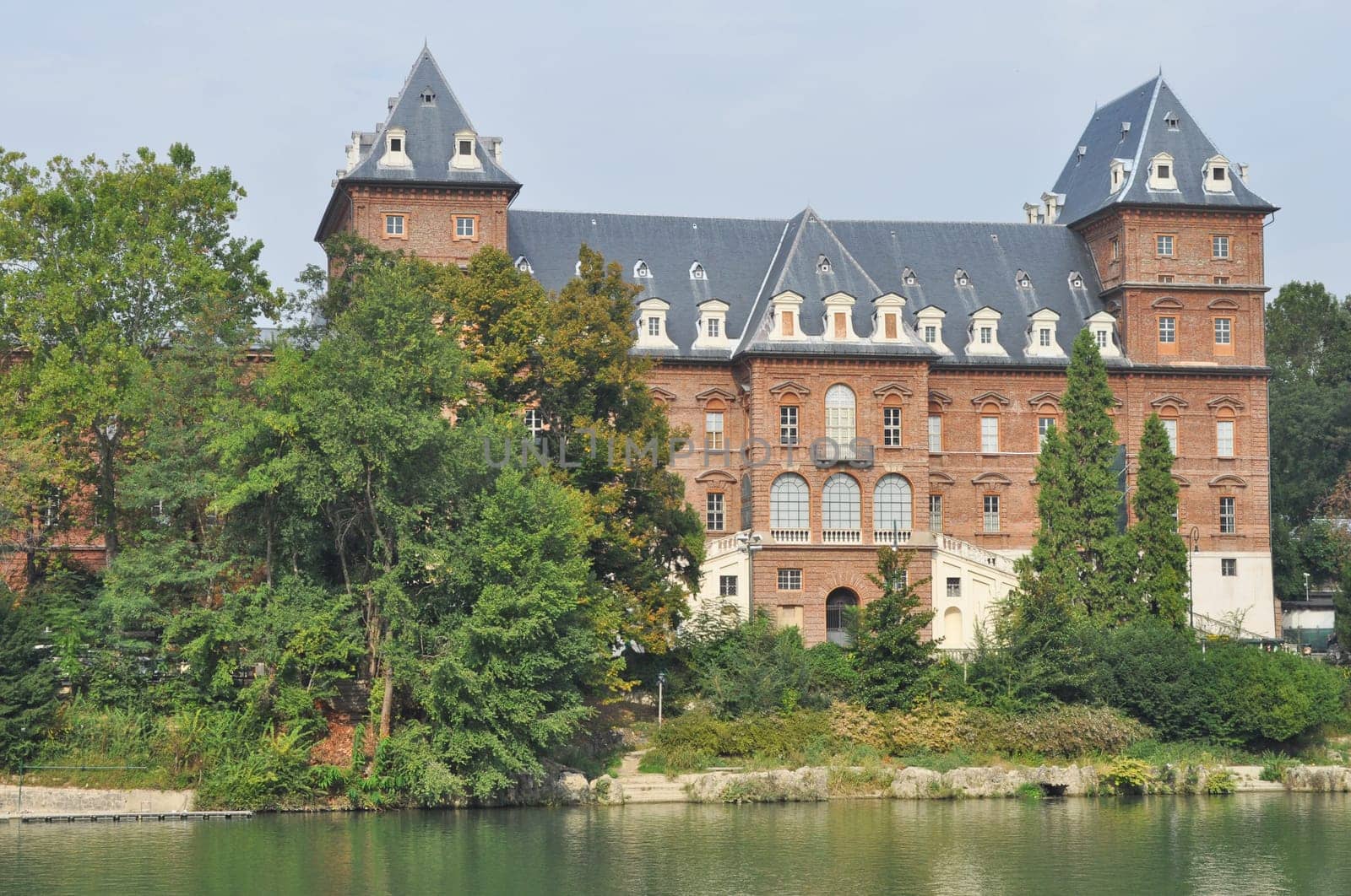 Castello del Valentino castle in Turin Italy