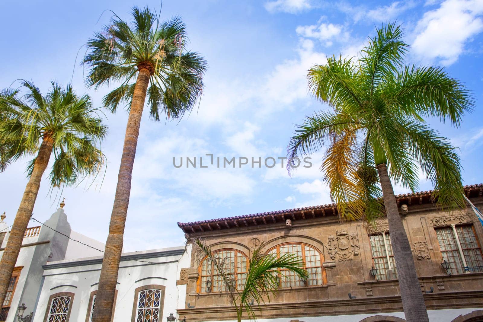 Santa Cruz de La Palma Plaza Espana town hall ayuntamiento Canary islands