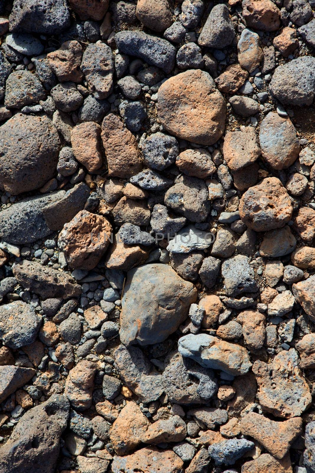 Lava stone volcanic texture detail from La Palma at Canary Islands