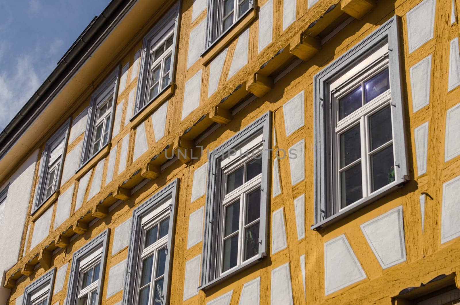 Old house with yellow half-timbering
