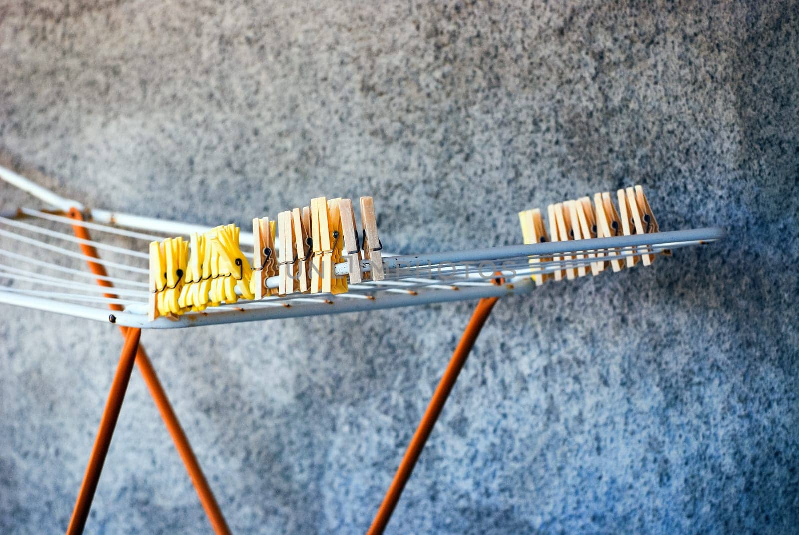 Clothespin on the stand